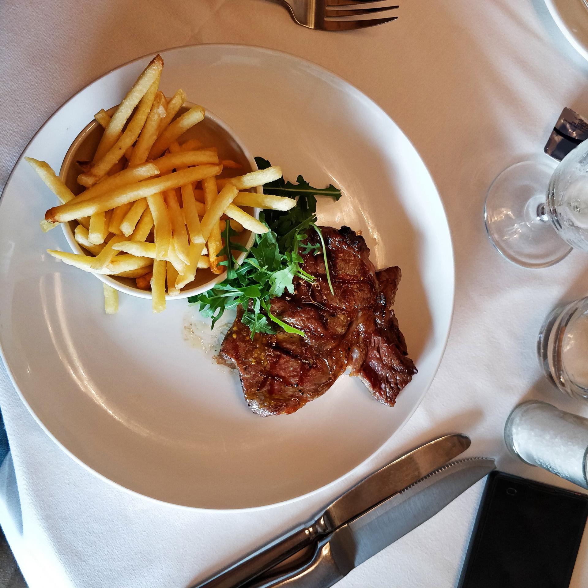 It's not the weekend without steak and chips